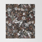 NIGHT GARDEN XXIV Throw Blanket Gallery Image 2
