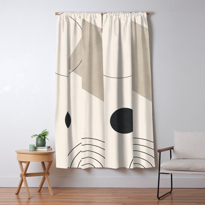 Minimal Geometric 36 Window Curtain Gallery Image 5