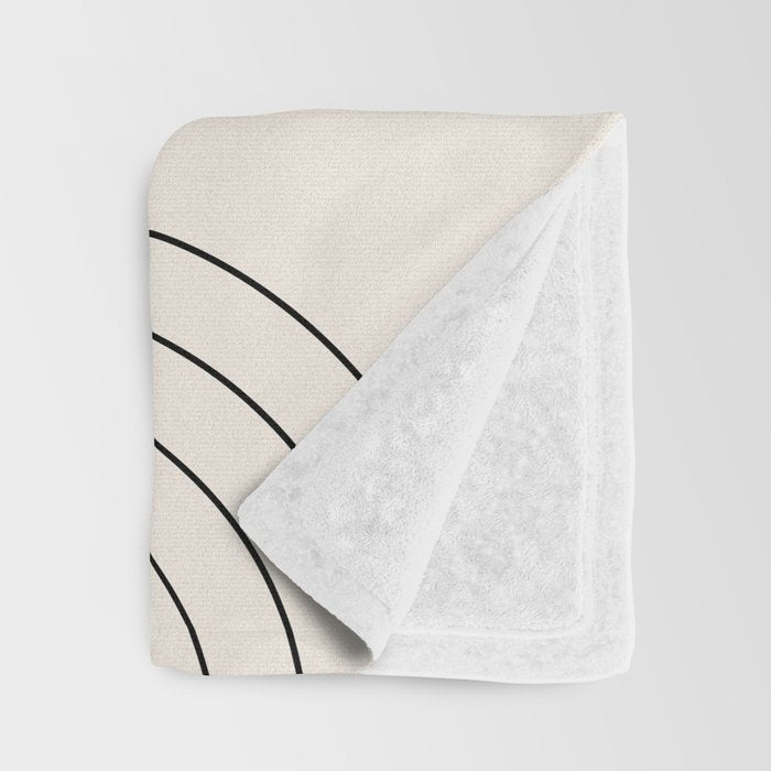 Minimal Geometric 36 Throw Blanket Gallery Image 3