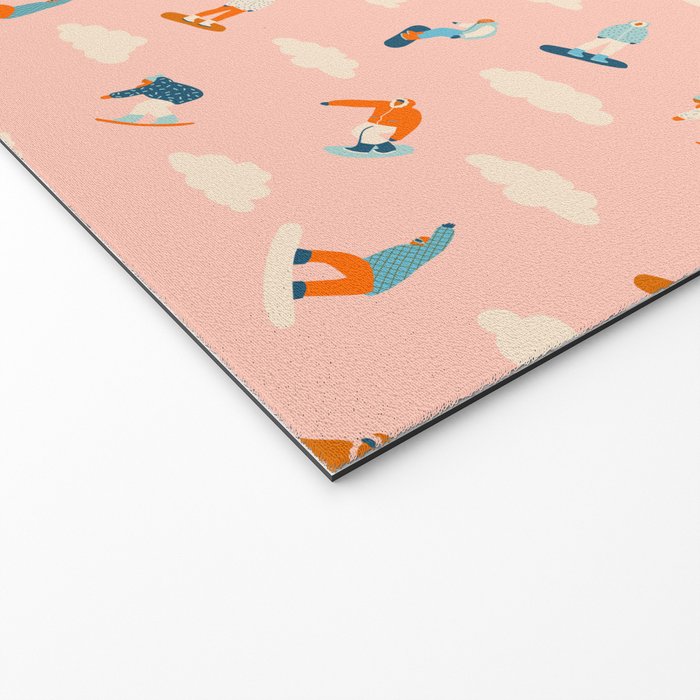 Snowboarding Welcome Mat Gallery Image 2