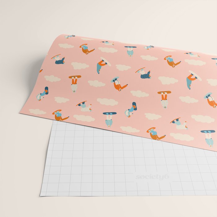 Snowboarding Wrapping Paper Gallery Image 2