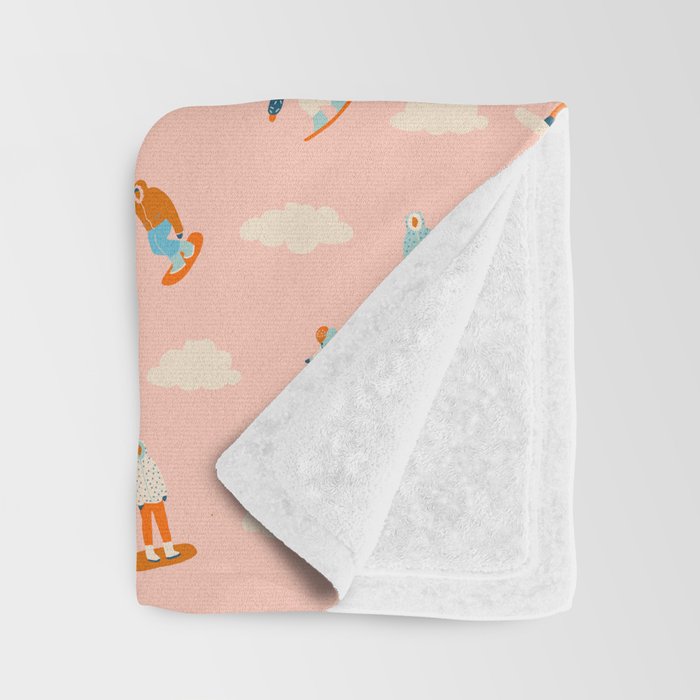 Snowboarding Throw Blanket Gallery Image 3