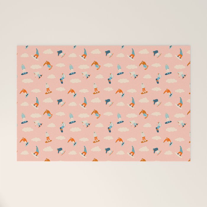 Snowboarding Welcome Mat Gallery Image 1