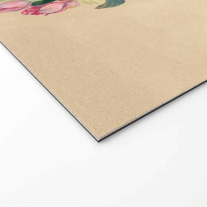 Blue Heron Floral Welcome Mat Gallery Image 2