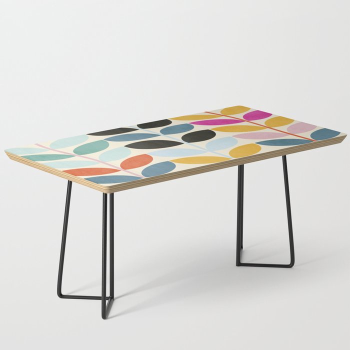 mid modern leaves spring Coffee Table Gallery Image 1