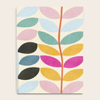 mid modern leaves spring Notebook Gallery Image 4
