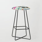 mid modern leaves spring Stool Gallery Image 1