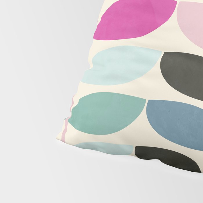 mid modern leaves spring Pillow Sham Gallery Image 4