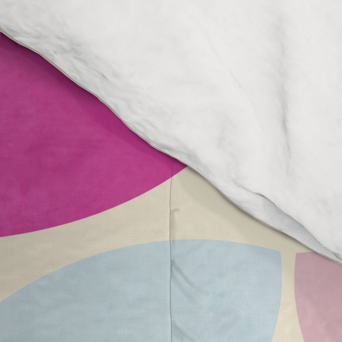 mid modern leaves spring Comforter Gallery Image 4