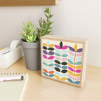 mid modern leaves spring Mini Art Print Gallery Image 2