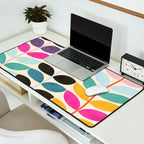 mid modern leaves spring Desk Mat Gallery Image 2