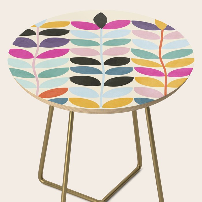 mid modern leaves spring Side Table Gallery Image 2