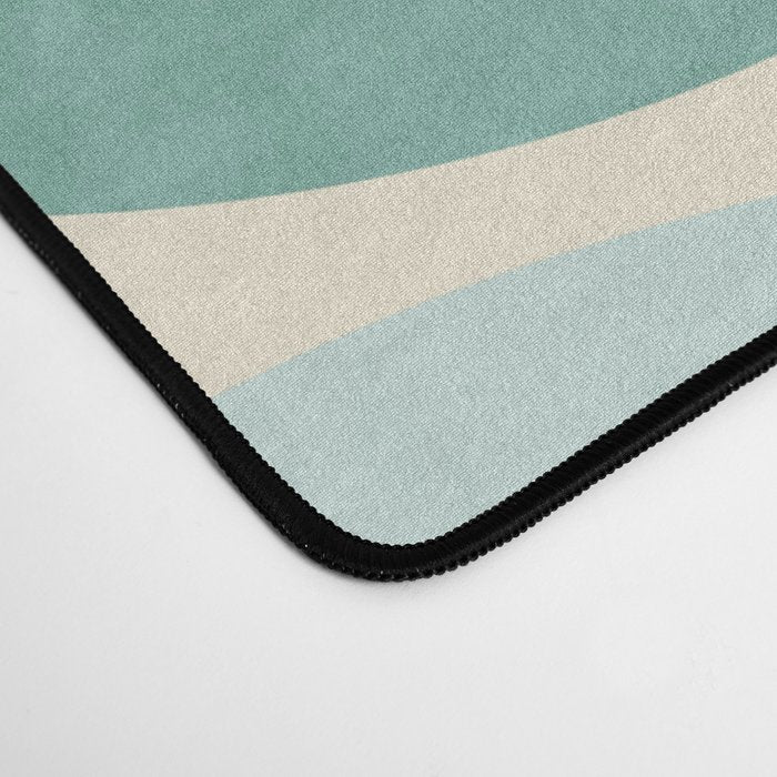 mid modern leaves spring Desk Mat Gallery Image 4