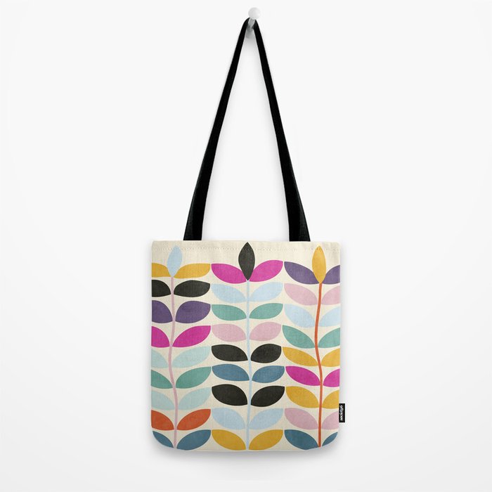 mid modern leaves spring Tote Bag Gallery Image 2