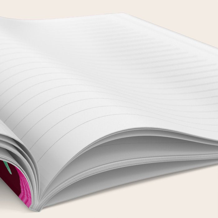 Magical garden - burgundy and pink Notebook Gallery Image 2