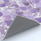 Mermaid Scales, Aesthetic Purple Rug Gallery Image 4