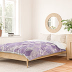 Mermaid Scales, Aesthetic Purple Duvet Cover Gallery Image 2