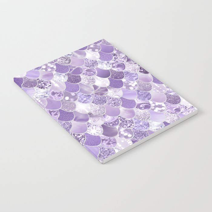 Mermaid Scales, Aesthetic Purple Notebook Gallery Image 2