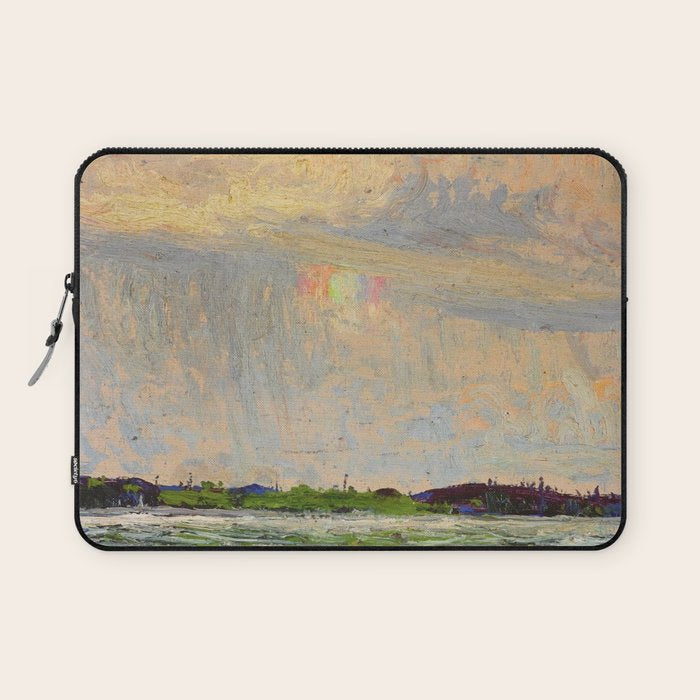 Tom Thomson Misty Sky c. 1913-1914 Canadian Landscape Artist Laptop Sleeve Gallery Image 1