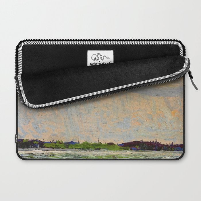 Tom Thomson Misty Sky c. 1913-1914 Canadian Landscape Artist Laptop Sleeve Gallery Image 2