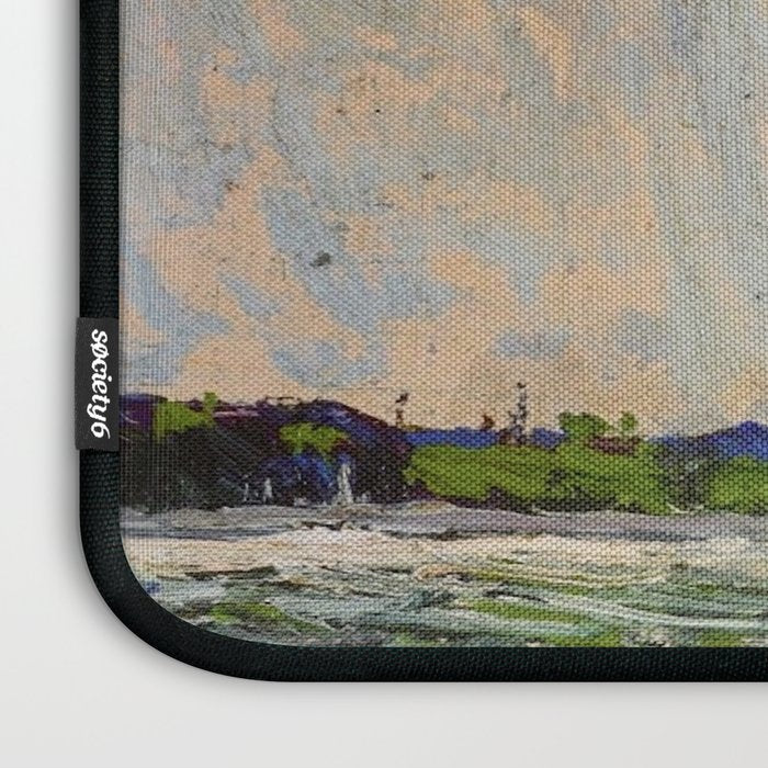 Tom Thomson Misty Sky c. 1913-1914 Canadian Landscape Artist Laptop Sleeve Gallery Image 3