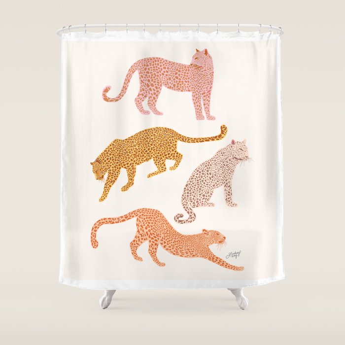 Leopards Shower Curtain Gallery Image 1