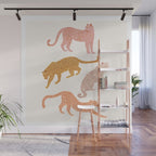 Leopards Wall Mural Gallery Image 1
