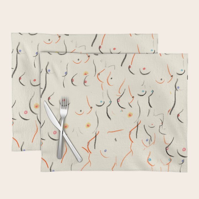 Breasts in Cream Placemat Gallery Image 1