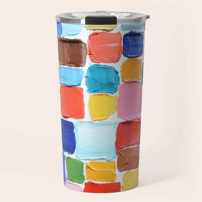 Mod Polka Daubs Travel Mug Gallery Image 1
