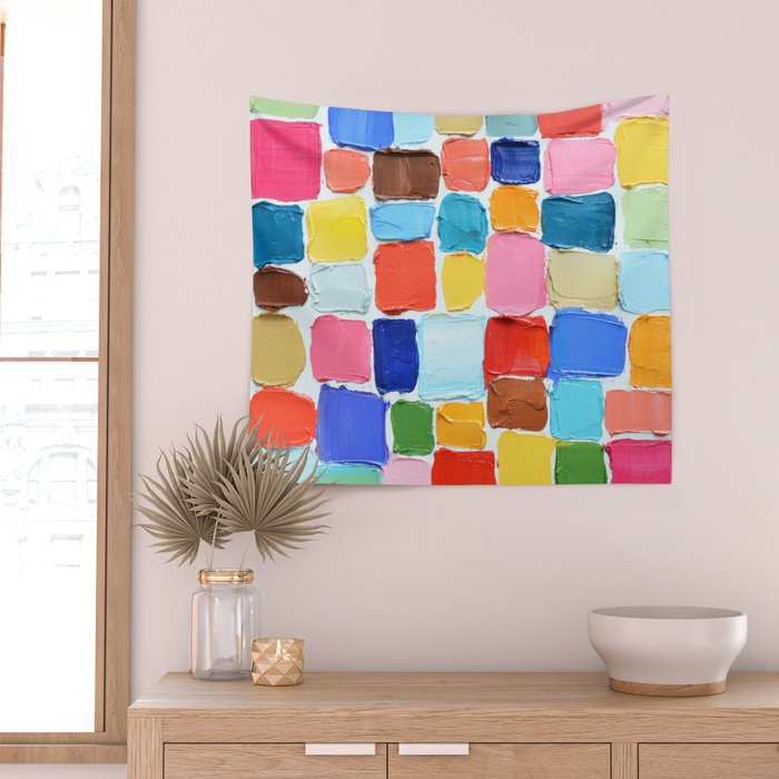 Mod Polka Daubs Wall Tapestry Gallery Image 2