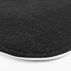 Black Crocodile Alligator animal print Bath Mat Gallery Image 3