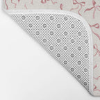 Coquette Pink Bows Bath Mat Gallery Image 2