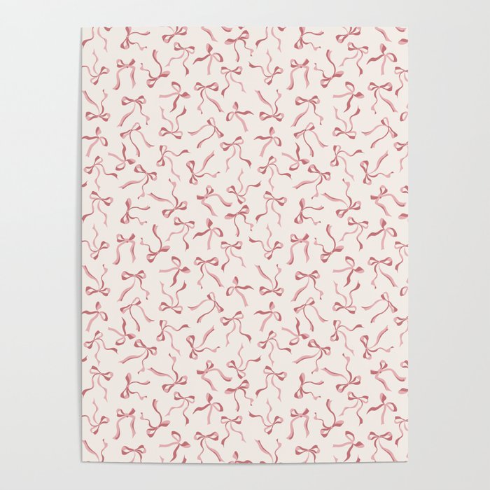 Coquette Pink Bows Poster Gallery Image 4
