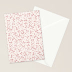 Coquette Pink Bows Stationery Card Gallery Image 2