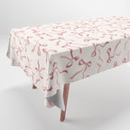 Coquette Pink Bows Tablecloth Gallery Image 1