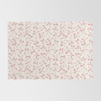 Coquette Pink Bows Rug Gallery Image 2