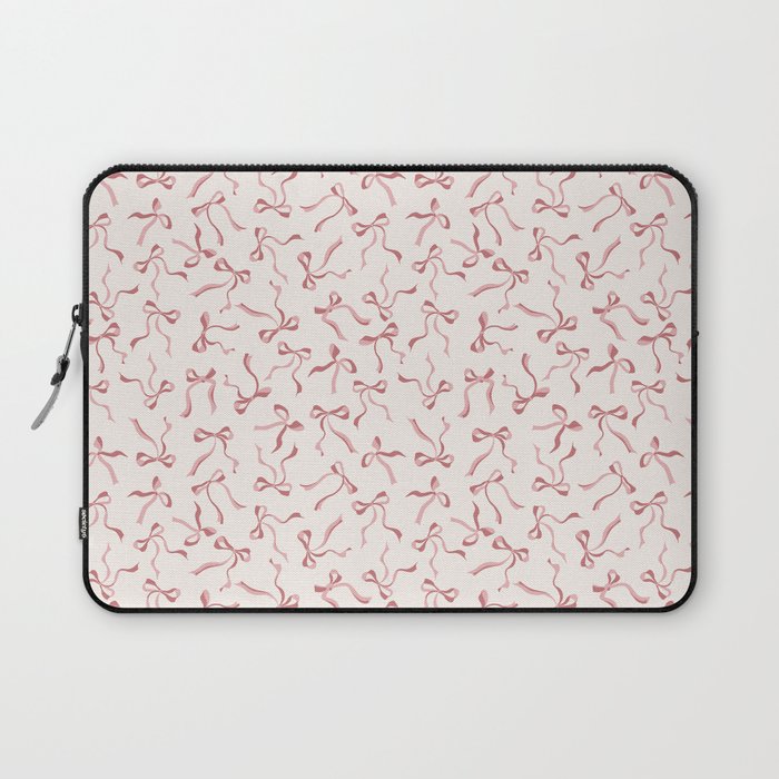 Coquette Pink Bows Laptop Sleeve Gallery Image 1