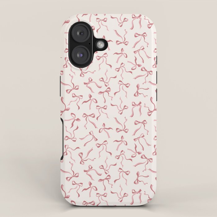 Coquette Pink Bows iPhone Case Gallery Image 1