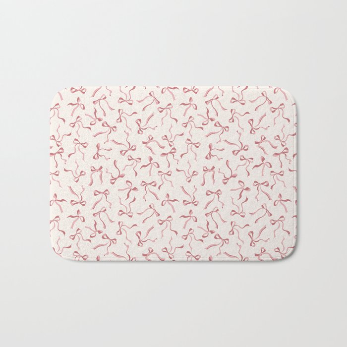 Coquette Pink Bows Bath Mat Gallery Image 1