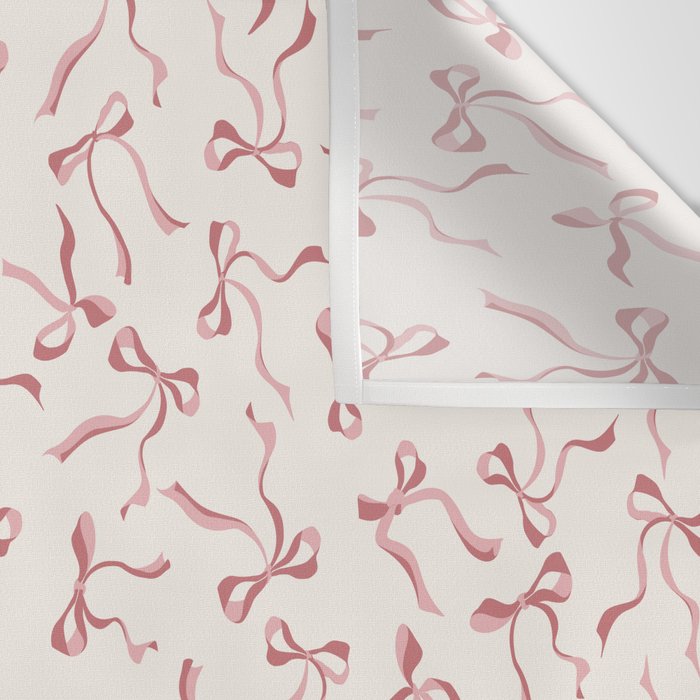Coquette Pink Bows Wall Tapestry Gallery Image 3