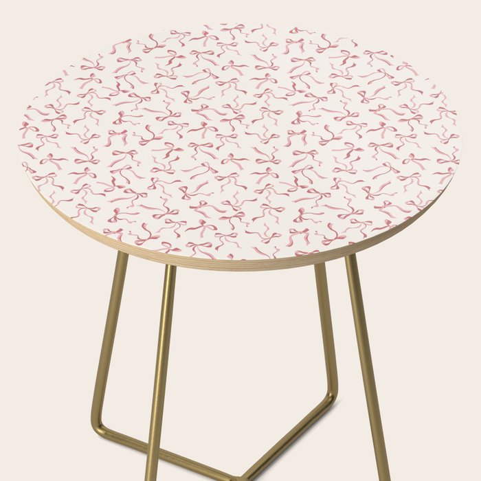 Coquette Pink Bows Side Table Gallery Image 2