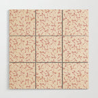 Coquette Pink Bows Wood Wall Art Gallery Image 1