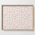 Coquette Pink Bows Serving Tray Gallery Image 1