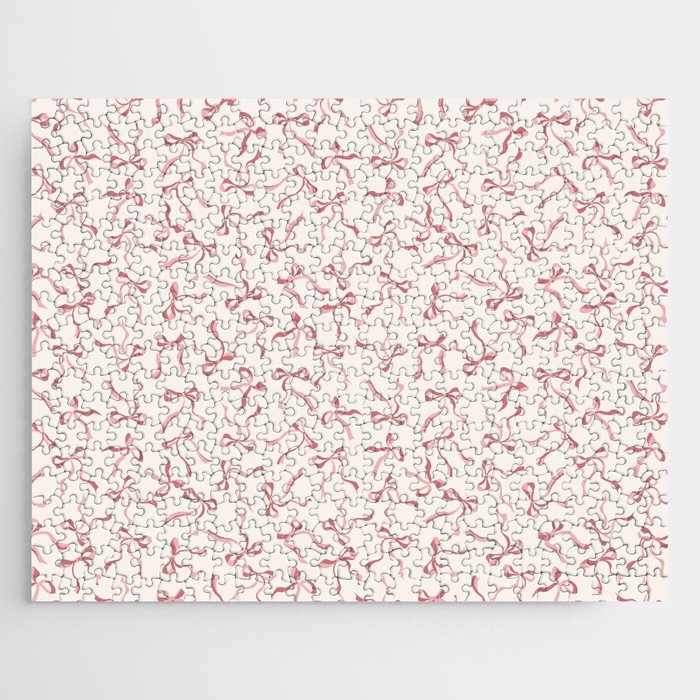 Coquette Pink Bows Jigsaw Puzzle Gallery Image 1