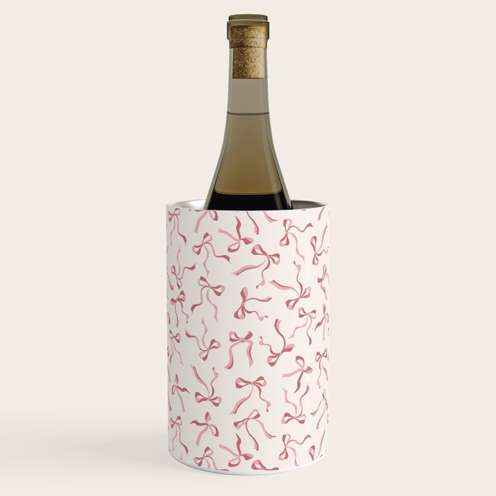 Coquette Pink Bows Wine Chiller Gallery Image 2