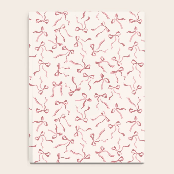 Coquette Pink Bows Notebook Gallery Image 4