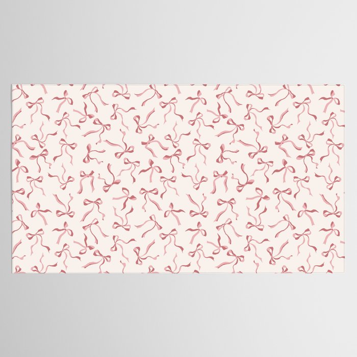 Coquette Pink Bows Tablecloth Gallery Image 2