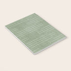 Minimalist, Boho, Line Art in Sage Green Notebook Gallery Image 3