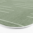 Minimalist, Boho, Line Art in Sage Green Bath Mat Gallery Image 3