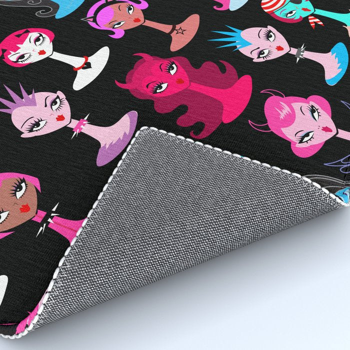 Punky Goth Dollies Rug Gallery Image 4
